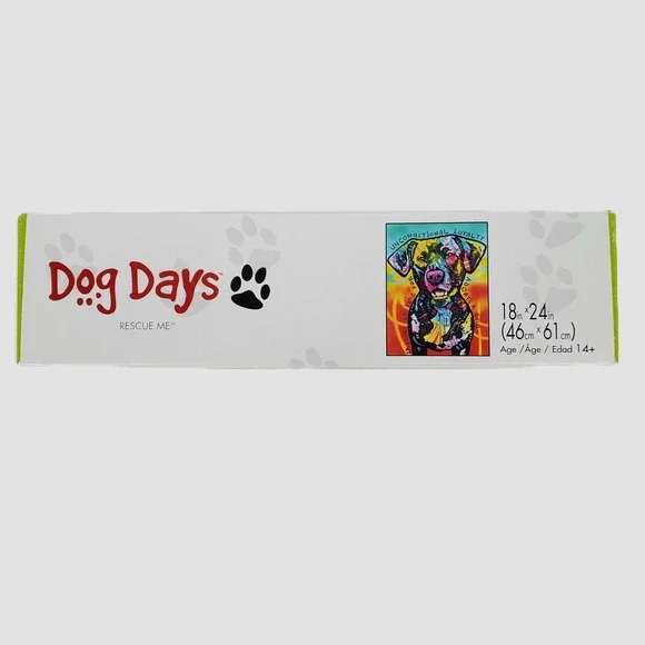 Buffalo Games Dog Days Rescue Me Dean Russo 750 Piece Jigsaw Puzzle Pop Art - Picture 5 of 8